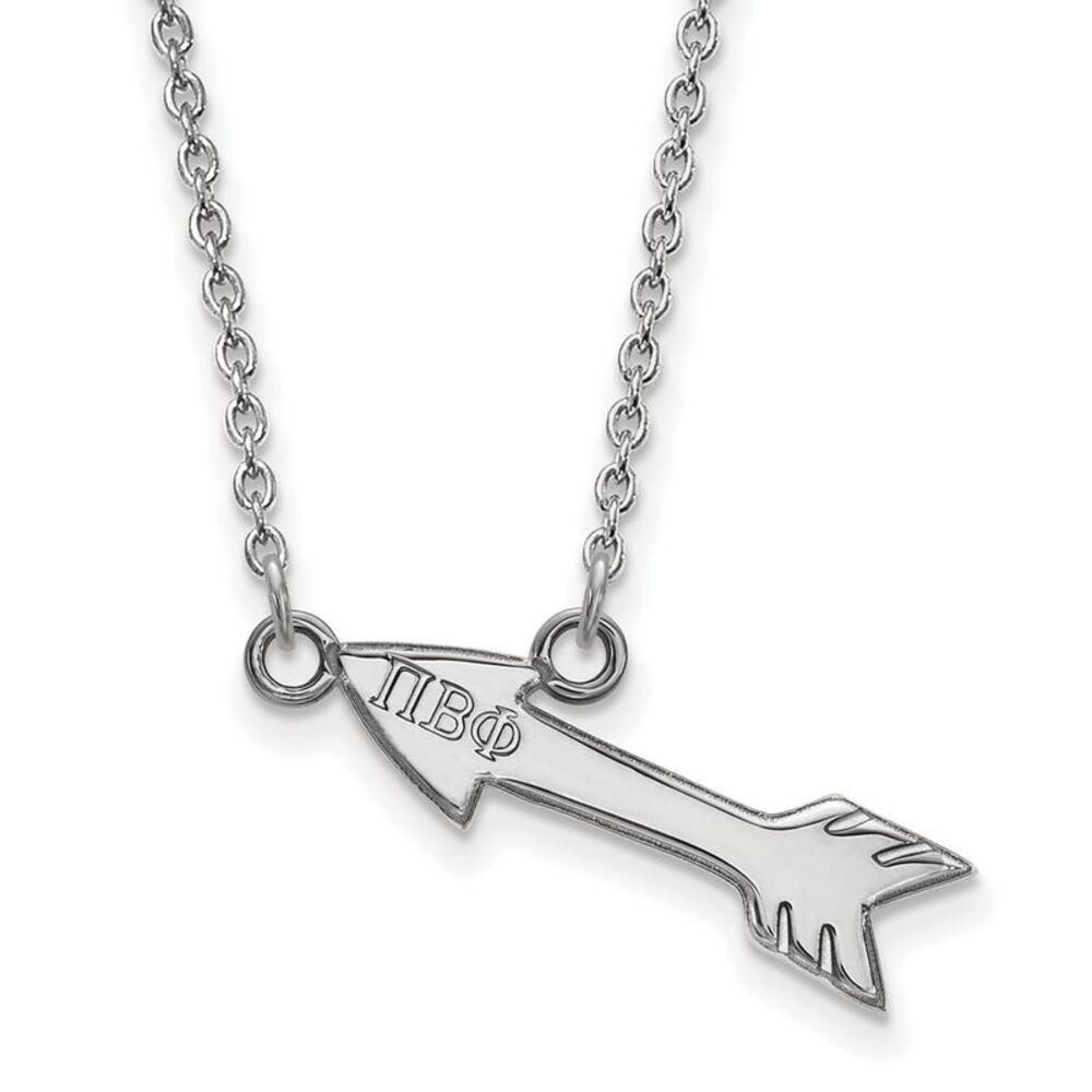 Sterling Silver Pi Beta Phi XS (Tiny) Necklace